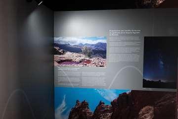 El Centro de Interpretación de Risco Caído, preparado para recibir a visitantes (Foto TA)